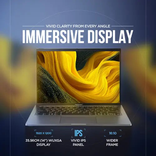 Acer Aspire Go 14 (AG14-71M) Gaming Laptop Intel Core Ultra 5 processor 125H, Intel ARC Graphics, 16 GB, 512GB SSD, 14" WUXGA, NX.JF5SI.001