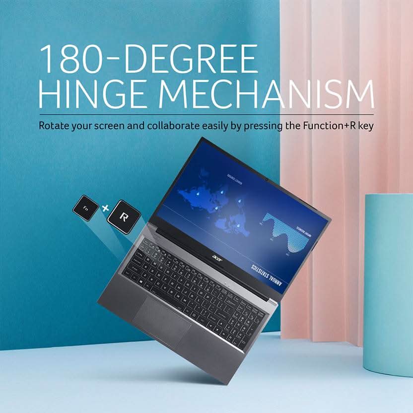 Acer Aspire Lite (AL15-41) Gaming Laptop AMD Ryzen R7 7730U processor , AMD Radeon Graphics, 16GB, 512GB SSD, 15.6" FHD, UN.31ZSI.040