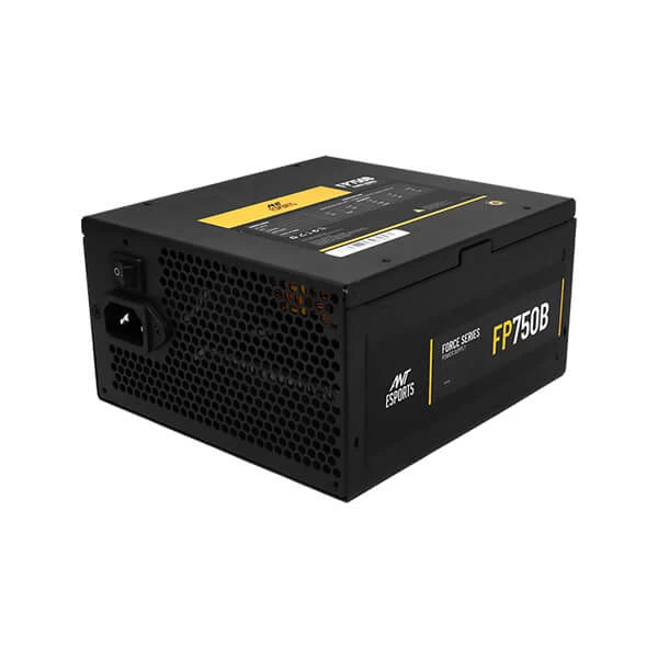 Ant Esports 750W Bronze Power Supply - 100,000 Hours MTFB, 85% Efficiency, 3 Year Warranty