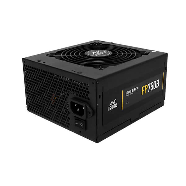 Ant Esports 750W Bronze Power Supply - 100,000 Hours MTFB, 85% Efficiency, 3 Year Warranty