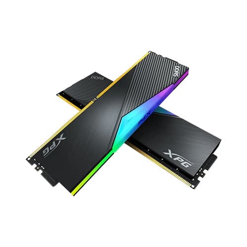 ADATA XPG Lancer 32GB (16GBx2) CL30 DDR5 6000MHz RGB RAM (AX5U6000C3016G-DCLARBK)