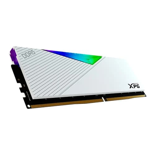 ADATA XPG Lancer 16GB CL48 DDR5 6000MHz RGB RAM White (AX5U6000C4816G-CLARWH)