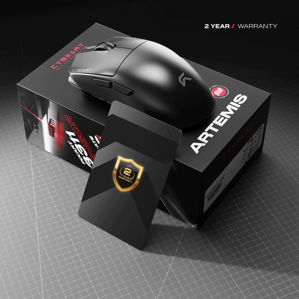 Cybeart Artemis | 1K 52g Ultra-light Hot-Swap Tri-Mode Gaming Mouse - | Buy Online at Shwetha Computers
