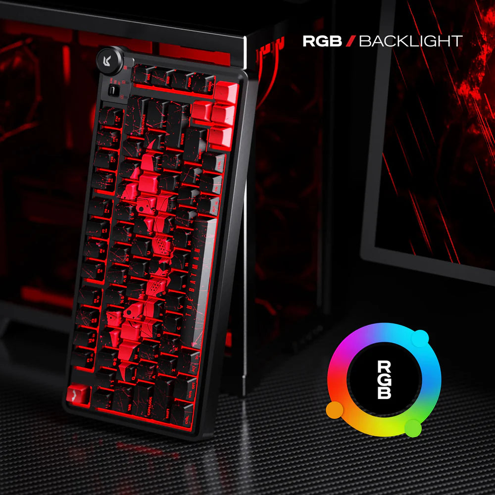 Cybeart Nighthawk 75 - The Batman | TKL Tri-Mode Gaming Keyboard - | Buy Online at Shwetha Computers