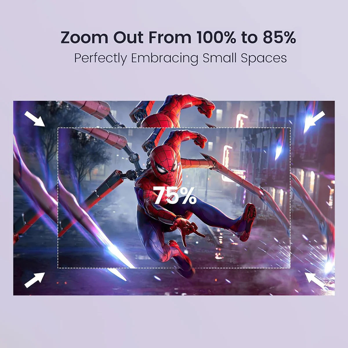 PORTRONICS Beem 440 Smart Android Projector | Smart LED Projector | 720p HD Resolution | Rotatable Design | 2000 Lumens - | Buy Online at Shwetha Computers