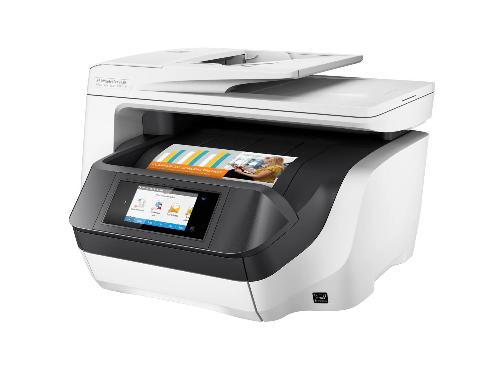 HP OfficeJet Pro 8730 MFP Printer | Print, Copy, Scan and Fax for Home and Office - | Buy Online at Shwetha Computers