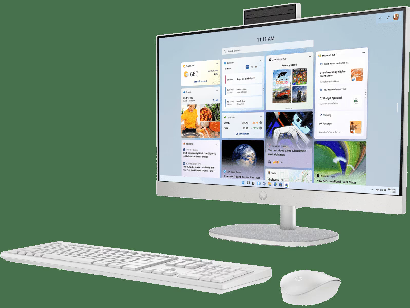 HP All In One PC, Intel Core Ultra 5, Intel UHD Graphics, 16GB, 1TB SSD, 27" FHD, 27-CR1027IN - | Buy Online at Shwetha Computers