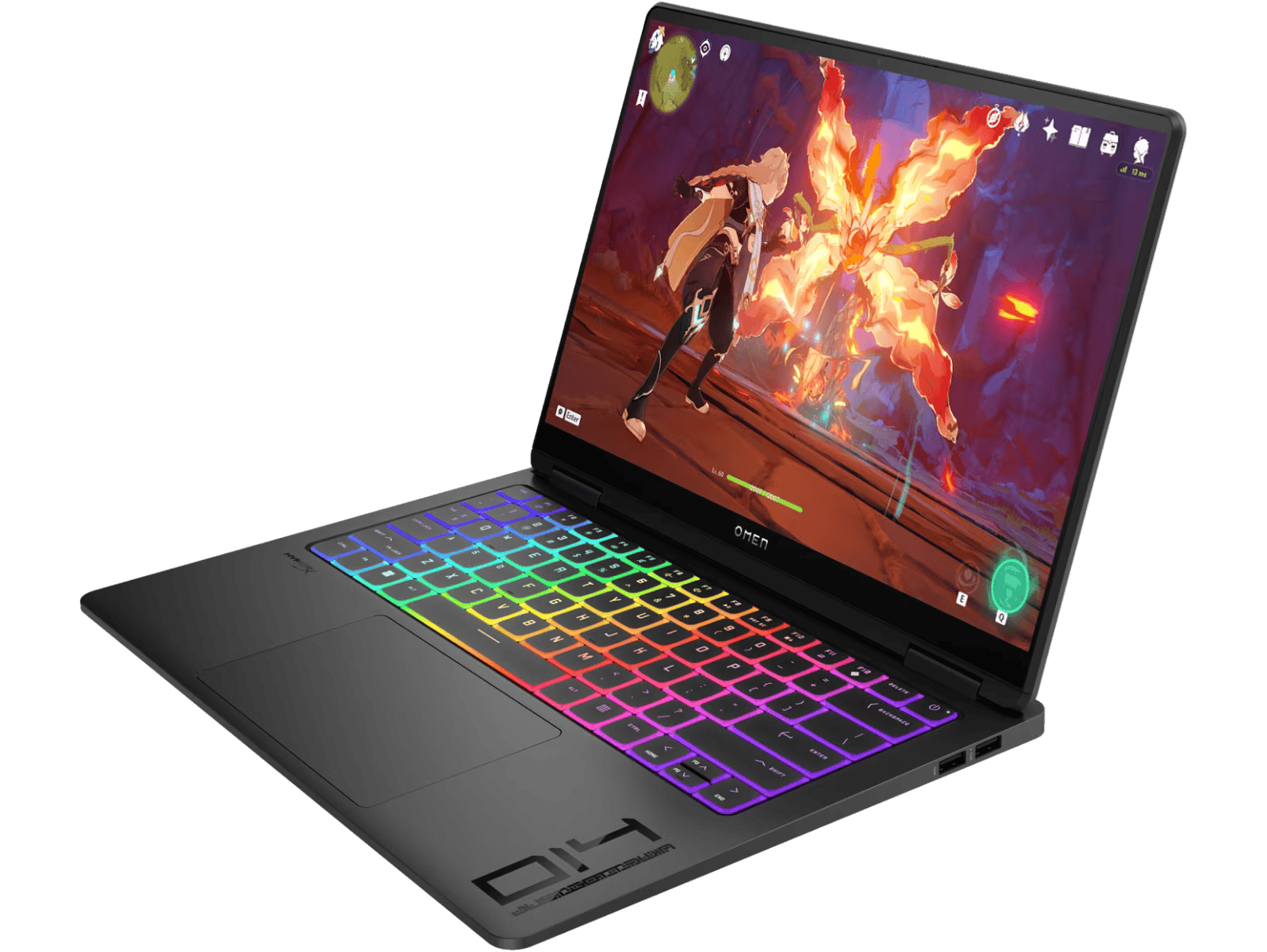 HP OMEN Transcend Gaming Laptop Intel® Core™ Ultra 7 processor, 16 GBLPDDR5x RAM, 1 TB SSD, GeForce RTX™ 4060, 14", 14-FB0007TX