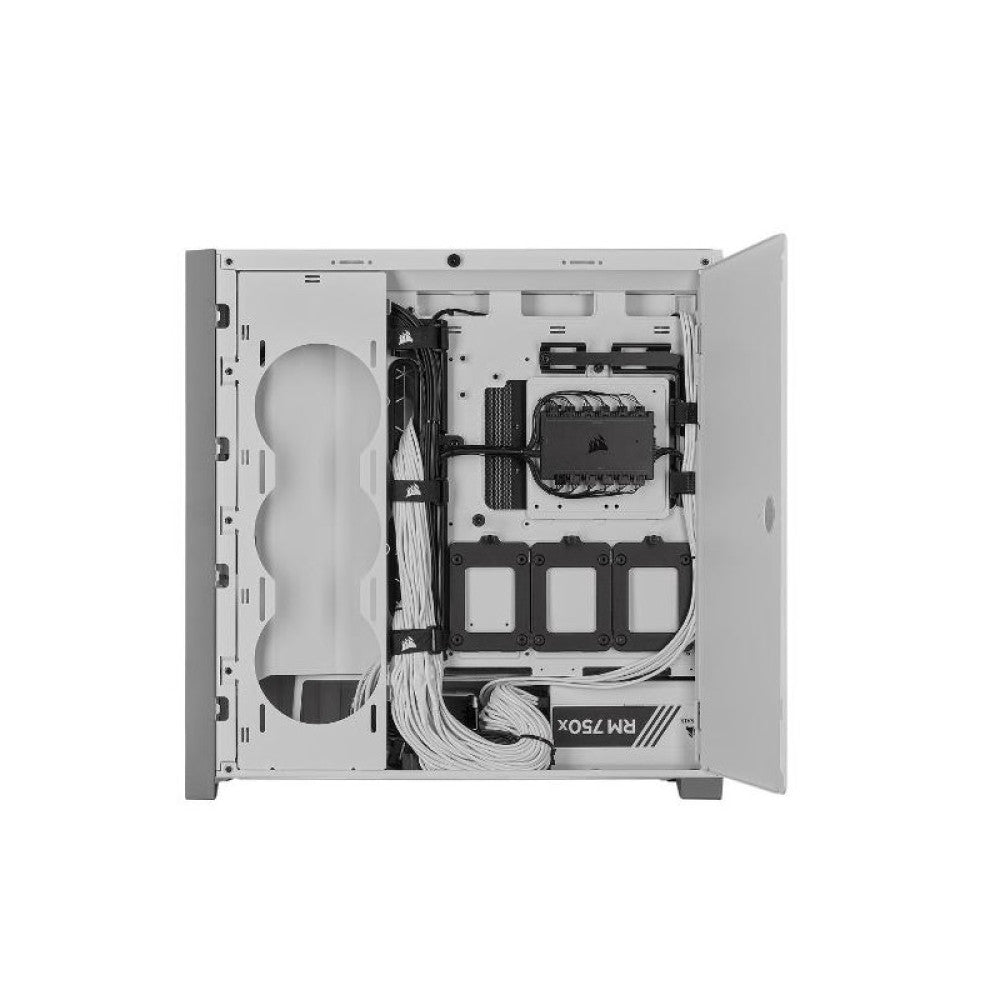 Corsair 5000X Air Flow TG RGB Mid Tower Case White 520x245x520mm