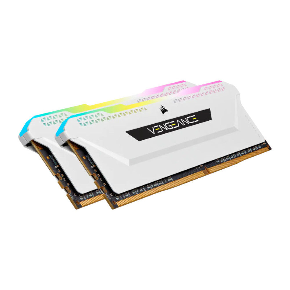 Corsair Vengeance RGB Pro SL 16GB DDR4 3600MHz C18 Memory Kit White