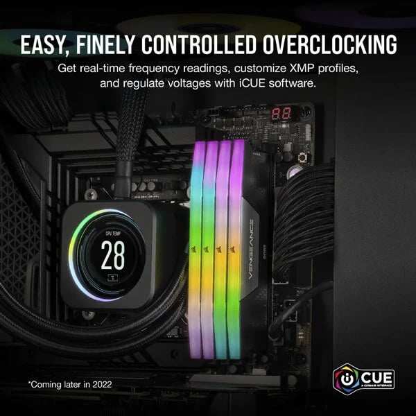 Corsair Vengeance RGB 32GB (16GBx2) DDR5 6000MHz Ram (Black)