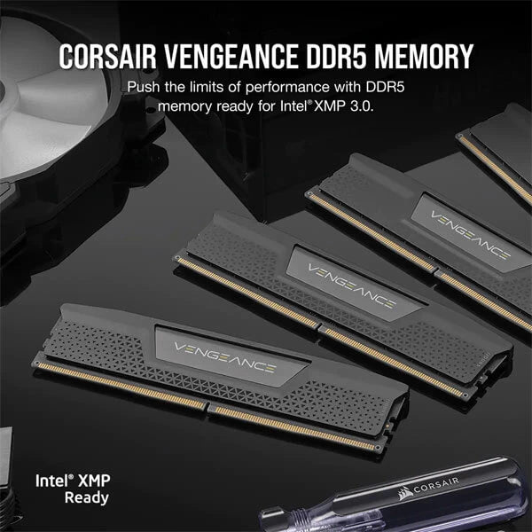 Corsair Vengeance 16GB DDR5 5600MHz C40 Memory - Black