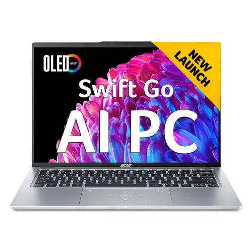 Acer Swift Go 14 (SFG14-73) Gaming Laptop Intel Core Ultra 7 processor 155H, Intel Arc Graphics, 16 GB, 1024GB SSD, FHD OLED, NX.J2BSI.001 - | Buy Online at Shwetha Computers