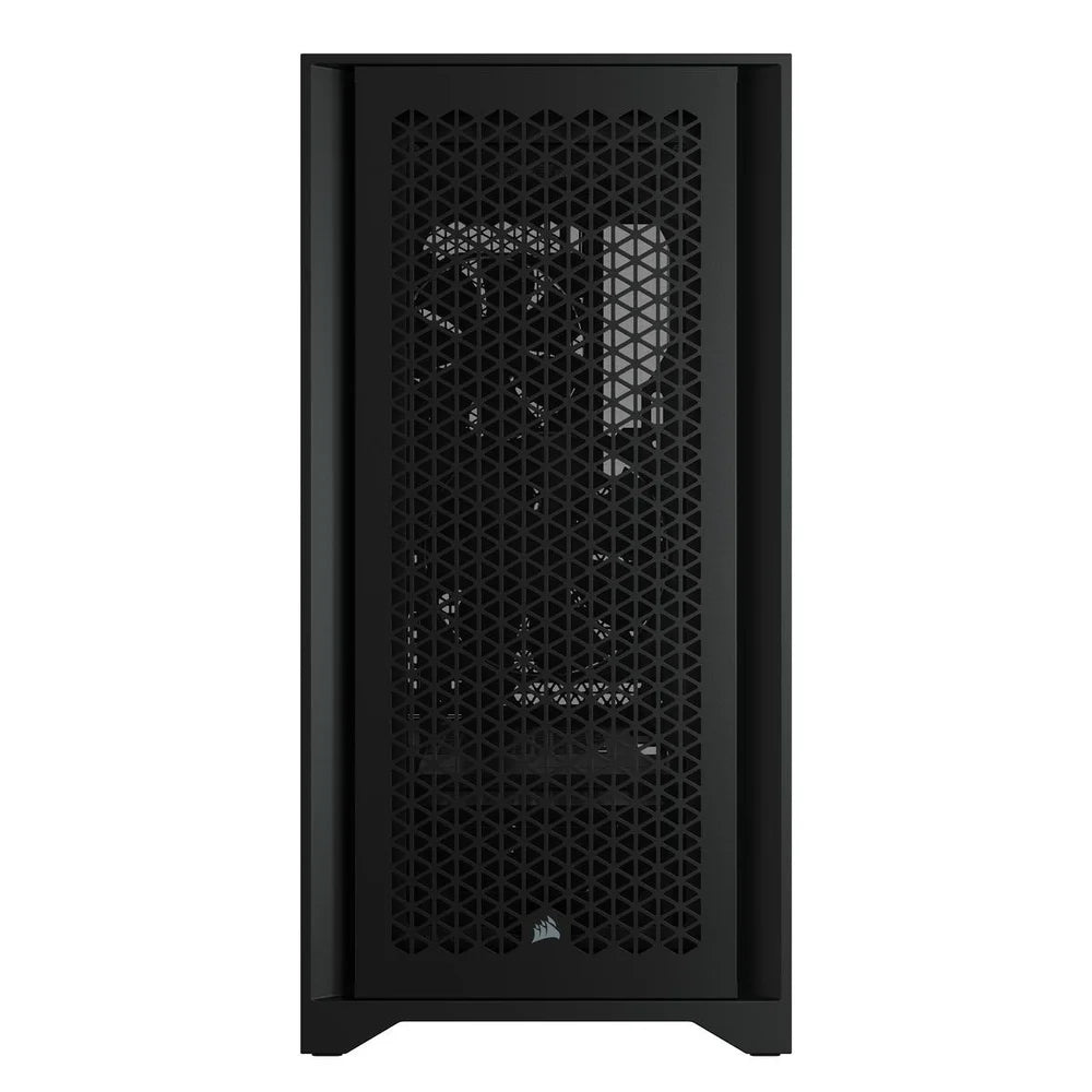 Corsair 4000D Air Flow TG Mid Tower Cabinet - Black, Supports E-ATX, Maximum GPU Length 360, Maximum CPU Cooler Height 170, Radiator Compatibility up to 360mm