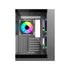 Ant Esports Crystal X4 ARGB Mid Tower Gaming Cabinet (Black)