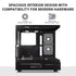 Ant Esports Crystal X6 ARGB  Mid Tower Cabinet (Black)