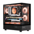 Ant Esports Crystal X6 ARGB  Mid Tower Cabinet (Black)