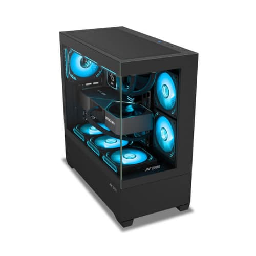 Ant Esports Crystal Z3 ARGB ATX Mid Tower Cabinet (Black)