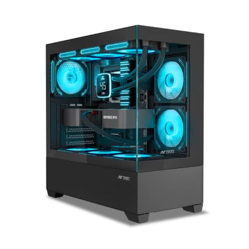 Ant Esports Crystal Z3 ARGB ATX Mid Tower Cabinet (Black)