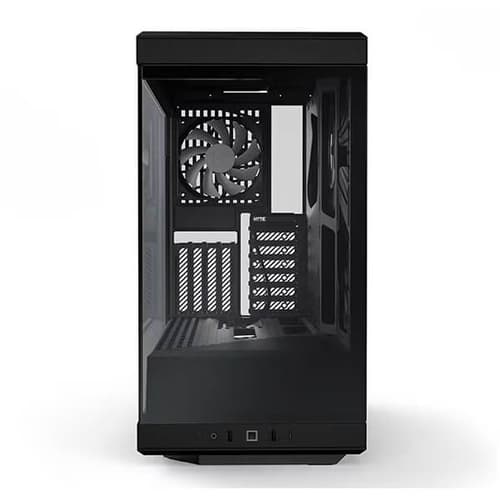 Hyte Y40 Panoramic TG ATX  Mid Tower Cabinet Case with PCIE 4.0 Riser (Black)