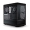 Hyte Y40 Panoramic TG ATX  Mid Tower Cabinet Case with PCIE 4.0 Riser (Black)