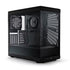 Hyte Y40 Panoramic TG ATX  Mid Tower Cabinet Case with PCIE 4.0 Riser (Black)