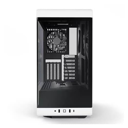Hyte Y40 Panoramic ATX Mid Tower Cabinet (Black and White)