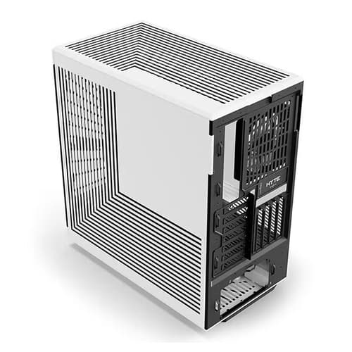 Hyte Y40 Panoramic ATX Mid Tower Cabinet (Black and White)