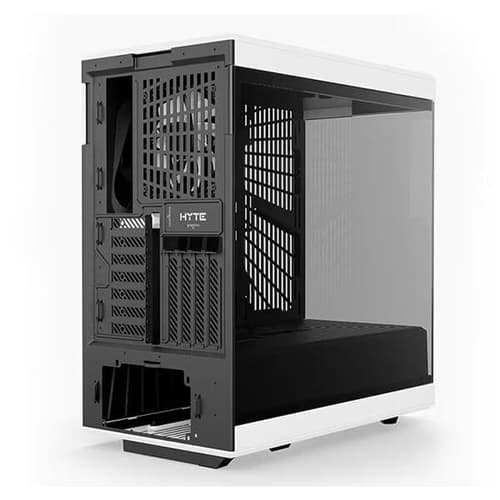 Hyte Y40 Panoramic ATX Mid Tower Cabinet (Black and White)