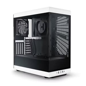 Hyte Y40 Panoramic ATX Mid Tower Cabinet (Black and White)