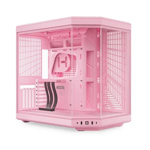 Hyte Y70 Panoramic E-ATX Mid Tower Strawberry Milk Cabinet Case