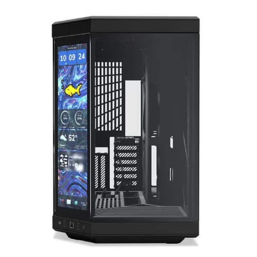 Hyte Y70 touch infinite Panoramic E-ATX Mid Tower Cabinet (Black)