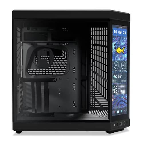 Hyte Y70 touch infinite Panoramic E-ATX Mid Tower Cabinet (Black)