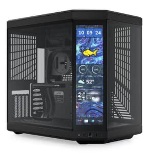 Hyte Y70 touch infinite Panoramic E-ATX Mid Tower Cabinet (Black)