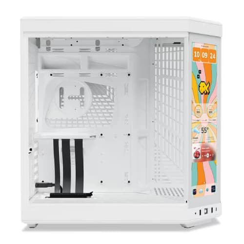 Hyte Y70 touch infinite Panoramic E-ATX Mid Tower Cabinet (Snow White)