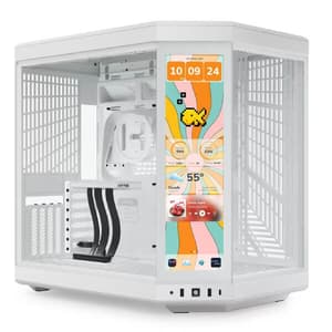 Hyte Y70 touch infinite Panoramic E-ATX Mid Tower Cabinet (Snow White)