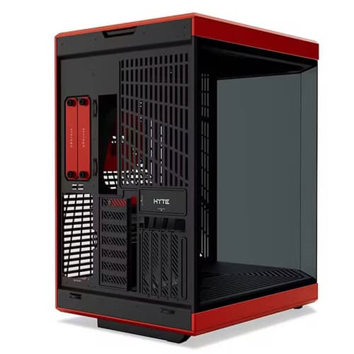 Hyte Y70 Panoramic E-ATX Mid Tower Cabinet (Black and Red)