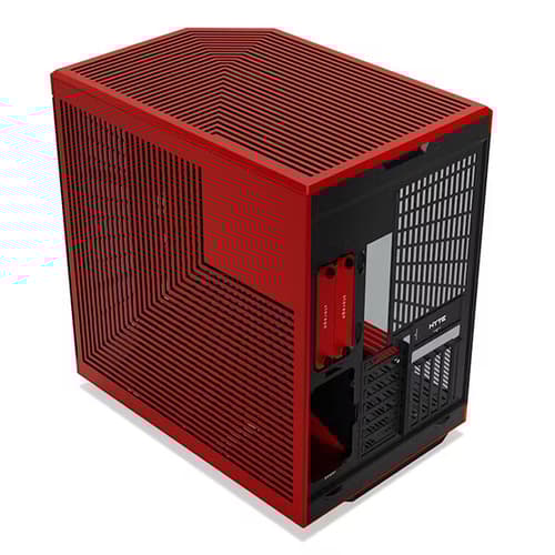 Hyte Y70 Panoramic E-ATX Mid Tower Cabinet (Black and Red)