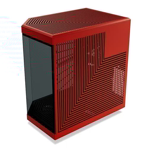 Hyte Y70 Panoramic E-ATX Mid Tower Cabinet (Black and Red)