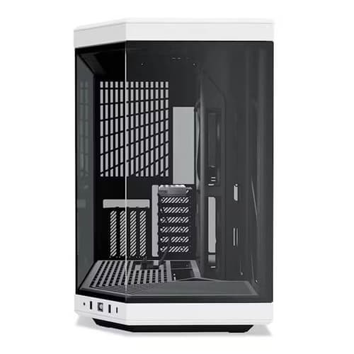 Hyte Y70 Panoramic E-ATX Mid Tower Cabinet (Black and White)