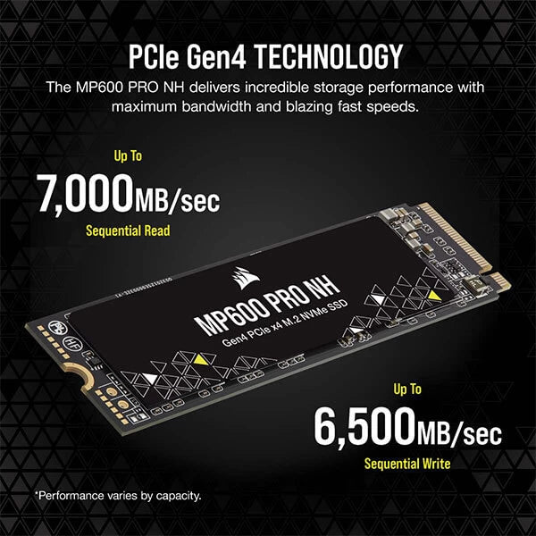 Corsair PRO NH MP600 4TB M.2 NVMe Gen4 Internal SSD