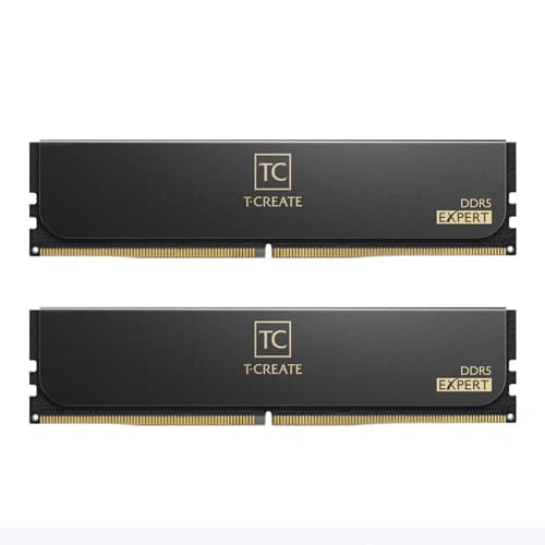 TEAMGROUP T-Create Expert CL38 DDR5 32GB (16GB x 2) 6000MHz Desktop  RAM (Black)
