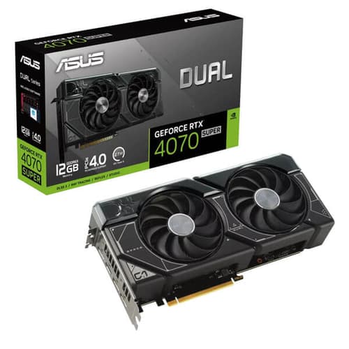 ASUS Dual RTX 4070 Super 12GB GDDR6X 192-Bit Gaming Graphics Card - | Buy Online at Shwetha Computers