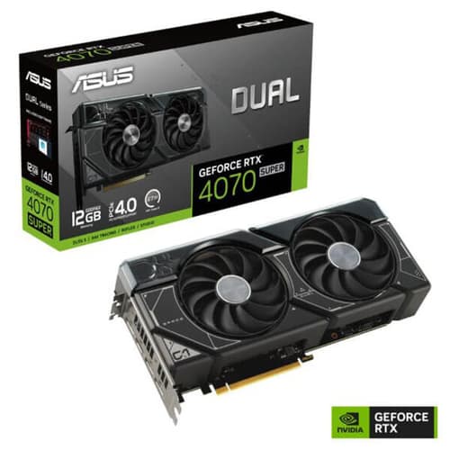 ASUS Dual RTX 4070 Super 12GB GDDR6X 192-Bit Gaming Graphics Card - | Buy Online at Shwetha Computers
