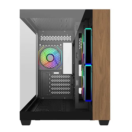 Cooler Master Elite 481 Wood ARGB M-ATX Mini Tower Gaming Cabinet