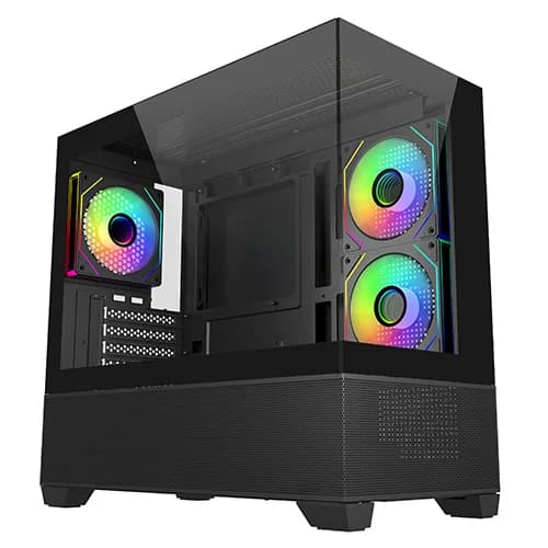 Cooler Master Elite 490 ARGB M-ATX Mini Tower Gaming Cabinet