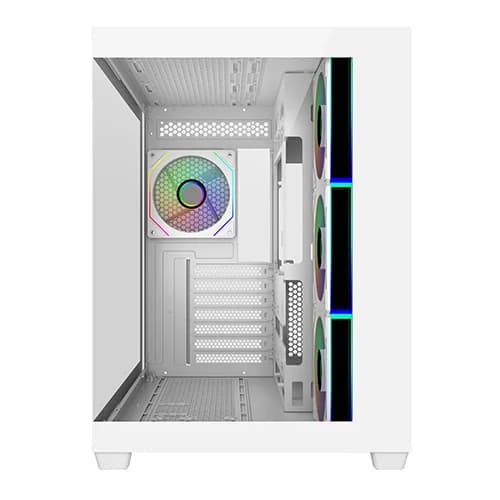 Cooler Master Elite 681 ARGB ATX Mid Tower Gaming Cabinet (White)