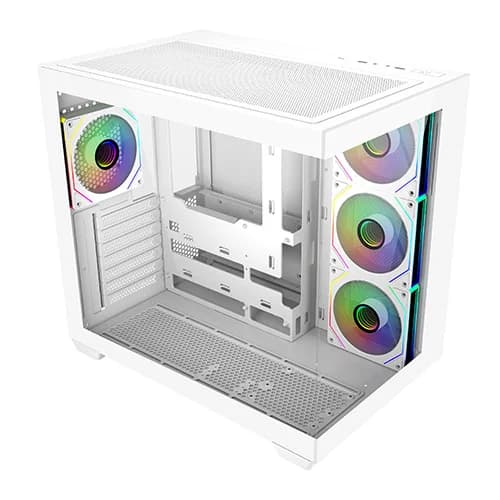 Cooler Master Elite 681 ARGB ATX Mid Tower Gaming Cabinet (White)