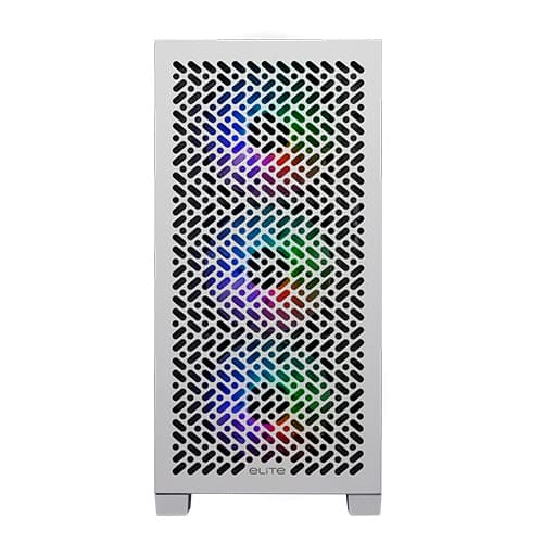 Cooler Master Elite 302 ARGB M-ATX Mini Tower Gaming Cabinet (White)