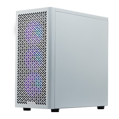 Cooler Master Elite 502 ARGB E-ATX Mid Tower Gaming Cabinet (White)